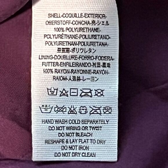 Free People Vegan Leather Mini Skirt – Berry | Size 8 | NWT - Picture 7 of 8